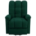 Sillón elevable tela verde oscuro