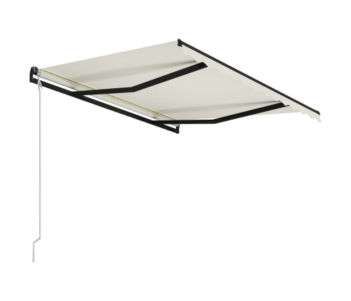 Toldo retráctil automático crema 300x250 cm