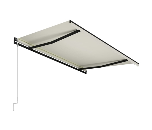 Toldo automático retráctil color crema 400x300 cm