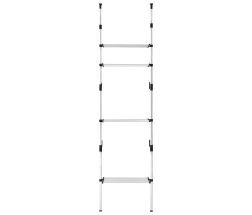 Sistema de armario telescópico con estantes aluminio