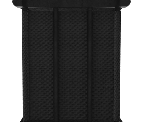 vidaXL Estantería de 6 cubos con cajas de tela negro 103x30x72,5 cm