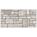 Paneles de pared 3D diseño de ladrillo 10 uds EPS gris