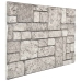 Paneles de pared 3D diseño de ladrillo 10 uds EPS gris