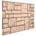 Paneles de pared 3D diseño de ladrillo 10 uds EPS beige