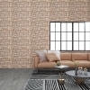 Paneles de pared 3D diseño de ladrillo 10 uds EPS beige