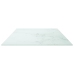 Tablero mesa diseño mármol vidrio templado blanco 100x50 cm 6mm