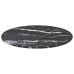 Tablero de mesa diseño mármol vidrio templado negro Ø30x0,8 cm