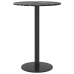 Tablero de mesa diseño mármol vidrio templado negro Ø30x0,8 cm