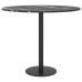 Tablero de mesa diseño mármol vidrio templado negro Ø50x0,8 cm