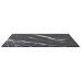 Tablero mesa diseño mármol vidrio templado negro 60x60 cm 6 mm