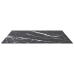 Tablero mesa diseño mármol vidrio templado negro 70x70 cm 6 mm