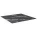 Tablero mesa diseño mármol vidrio templado negro 80x80 cm 6 mm