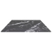 Tablero mesa diseño mármol vidrio templado negro 100x50 cm 6 mm