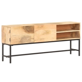 Aparador de madera maciza de mango 145x30x60 cm