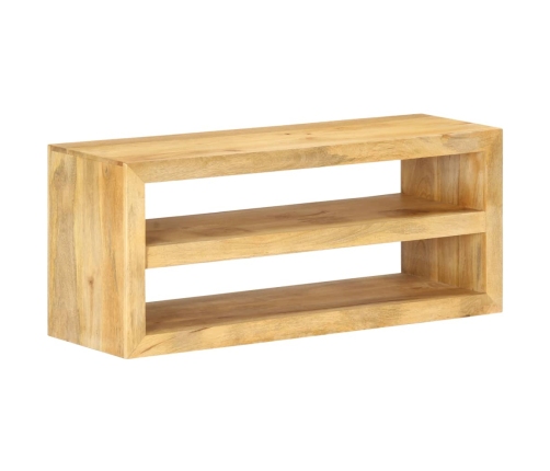 Mueble para la TV madera de mango maciza 107x35x45 cm