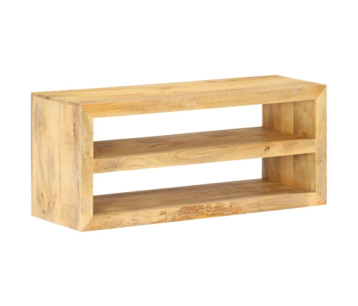 Mueble para la TV madera de mango maciza 107x35x45 cm