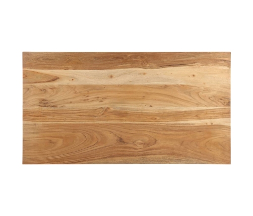 Mesa de centro de madera maciza de acacia 110x60x35 cm