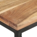 Mesa de centro de madera maciza de acacia 110x60x35 cm