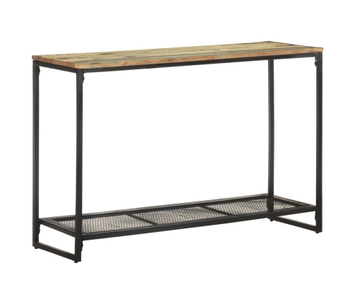 Mesa consola de madera maciza reciclada 110x35x75 cm