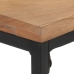 Mesa consola de madera maciza de acacia 110x35x75 cm