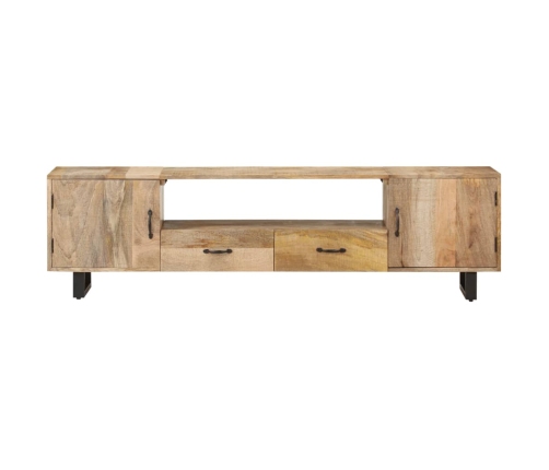 Mueble para la TV de madera maciza de mango 160x30x45 cm