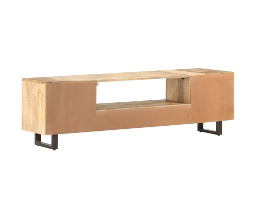 Mueble para la TV de madera maciza de mango 160x30x45 cm