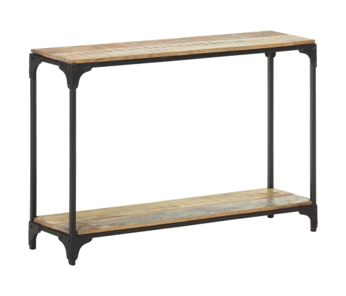 Mesa consola de madera maciza reciclada 110x30x75 cm