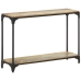 Mesa consola de madera maciza reciclada 110x30x75 cm