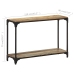 Mesa consola de madera maciza reciclada 110x30x75 cm