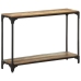 Mesa consola de madera maciza reciclada 110x30x75 cm