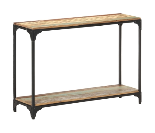 Mesa consola de madera maciza reciclada 110x30x75 cm