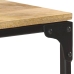 Mesa de centro de madera maciza de mango 90x30x40 cm