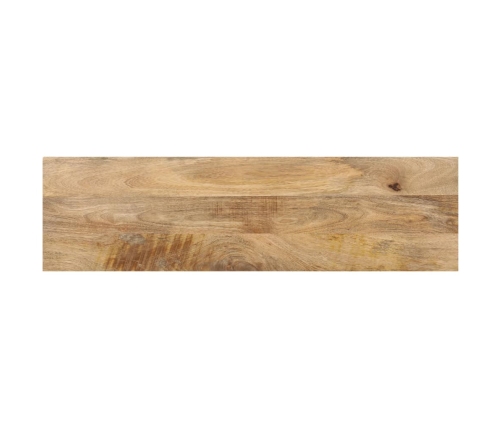 Mesa consola de madera maciza de mango 110x30x75 cm