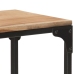 Mesa consola de madera maciza de acacia 110x30x75 cm