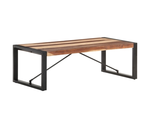 Mesa de centro de madera maciza 120x60x40 cm