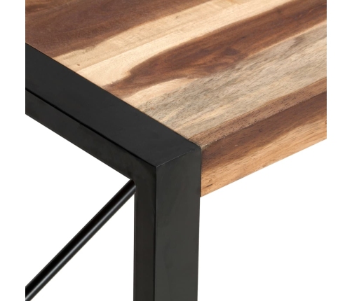 Mesa de centro de madera maciza 120x60x40 cm