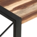 Mesa de centro de madera maciza 120x60x40 cm