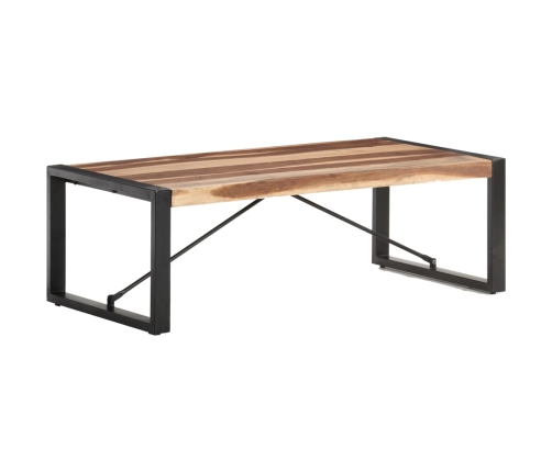 Mesa de centro de madera maciza 120x60x40 cm