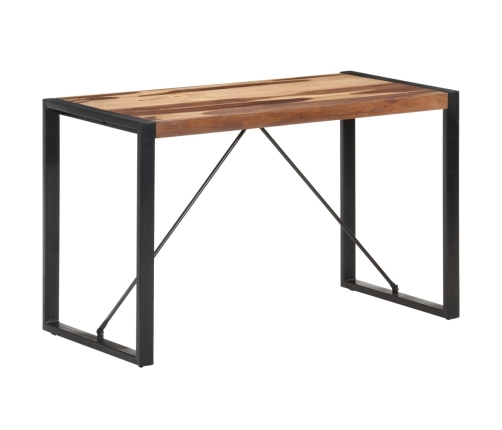 Mesa de comedor madera maciza acabado de sheesham 120x60x75 cm