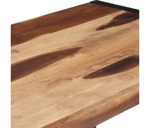 Mesa de comedor madera maciza acabado de sheesham 120x60x75 cm