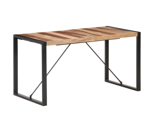 Mesa de comedor madera maciza 140x70x75 cm