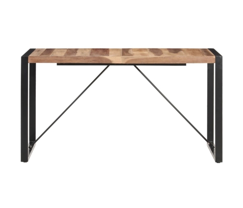 Mesa de comedor madera maciza 140x70x75 cm