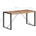 Mesa de comedor madera maciza 140x70x75 cm