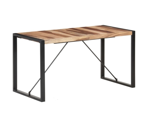 Mesa de comedor madera maciza 140x70x75 cm