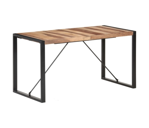 Mesa de comedor madera maciza 140x70x75 cm