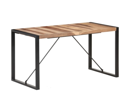 Mesa de comedor madera maciza 140x70x75 cm