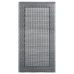 Alfombra de exterior PP gris 80x150 cm