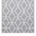 Alfombra de exterior PP gris 80x150 cm