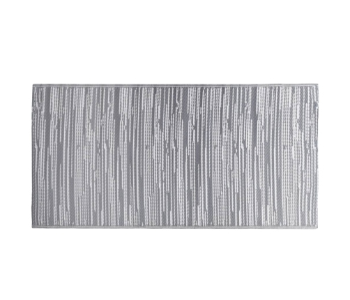 Alfombra de exterior ARAKIL gris 80x150 cm PP