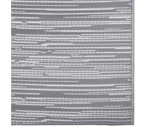 Alfombra exterior ARAKIL PP gris 160x230 cm